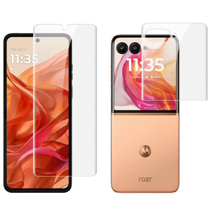 Bild 1, IMAK Motorola Razr 50 Ultra 5G Skärmskydd Heltäckande TPU