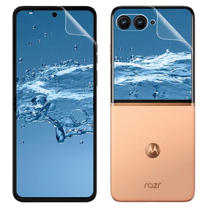 Bild 2, IMAK Motorola Razr 50 Ultra 5G Skärmskydd Heltäckande TPU