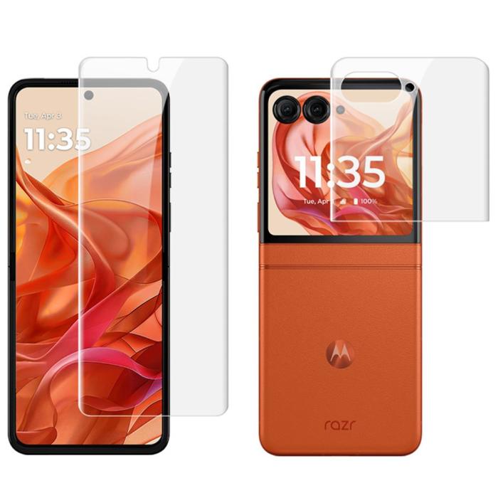 Bild 1, IMAK Motorola Razr 50 5G Skärmskydd Heltäckande TPU