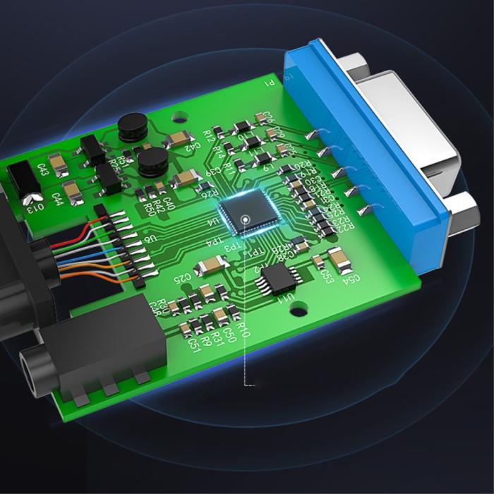 Bild 4, UGREEN 1080p Micro HDMI Till VGA Adapter Svart