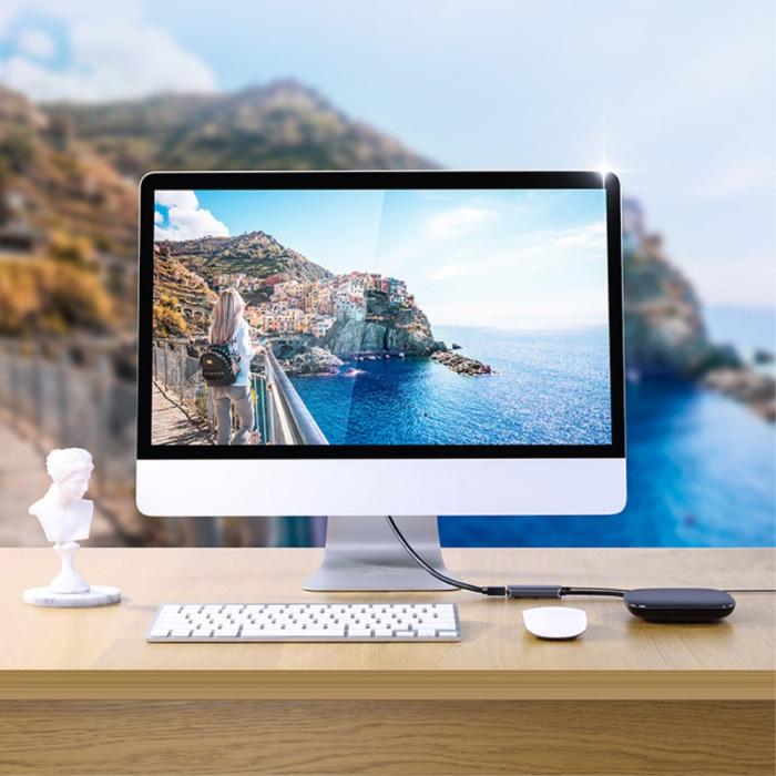 Bild 4, UGREEN HDMI Till Mini DisplayPort Adapter Grå
