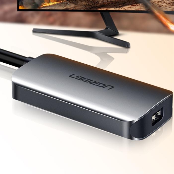 Bild 5, UGREEN HDMI Till Mini DisplayPort Adapter Grå