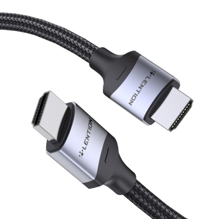 Bild 2, LENTION 1.5m 8K HDMI - HDMI Kabel Svart