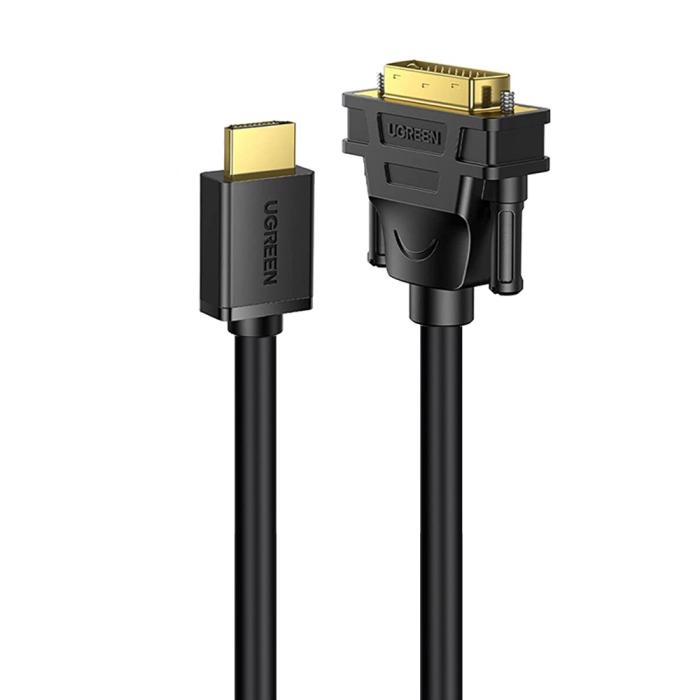 Bild 1, UGREEN 0.5m 60Hz HDMI - DVI Kabel Svart