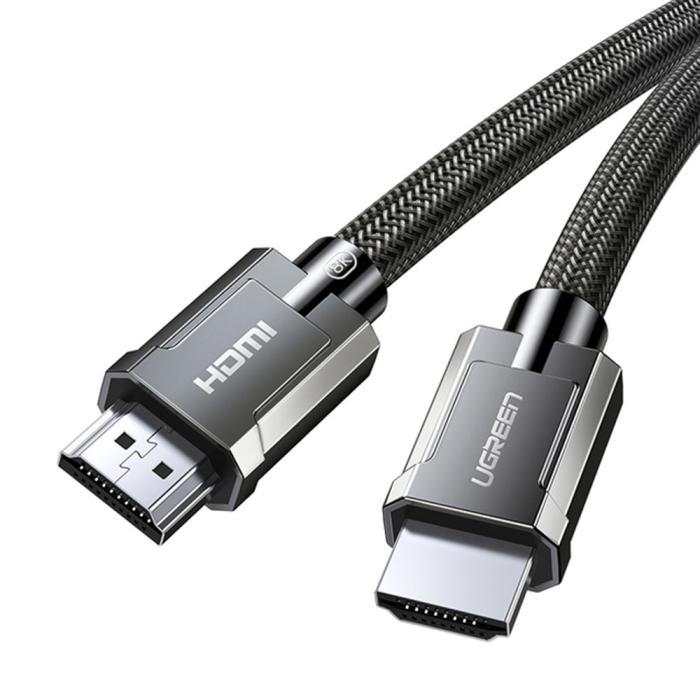 Bild 1, UGREEN 2m 8K 60Hz HDMI 2.1 - HDMI Kabel Svart