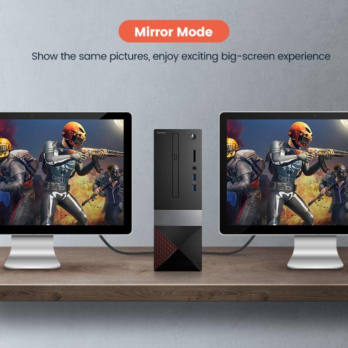 Bild 5, UGREEN 2m 8K 60Hz HDMI 2.1 - HDMI Kabel Svart