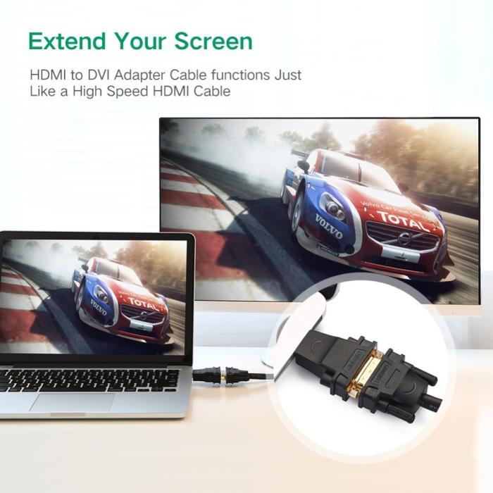 Bild 4, UGREEN HD HDMI - DVI 24+5 Adapter