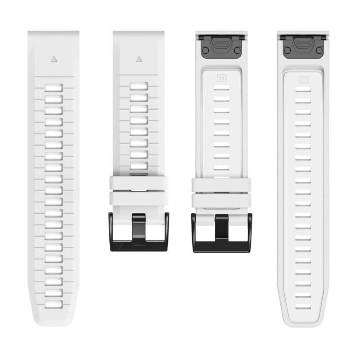Bild 2, Garmin Fenix 26 mm Armband Quick Release Silikon Vit