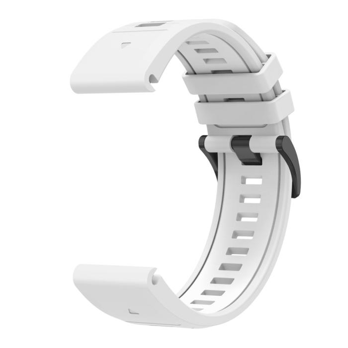 Bild 3, Garmin Fenix 26 mm Armband Quick Release Silikon Vit