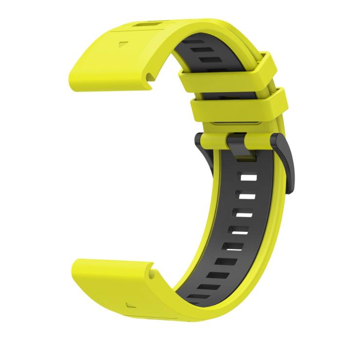 Bild 3, Garmin Fenix 26 mm Armband Quick Release Silikon Grön