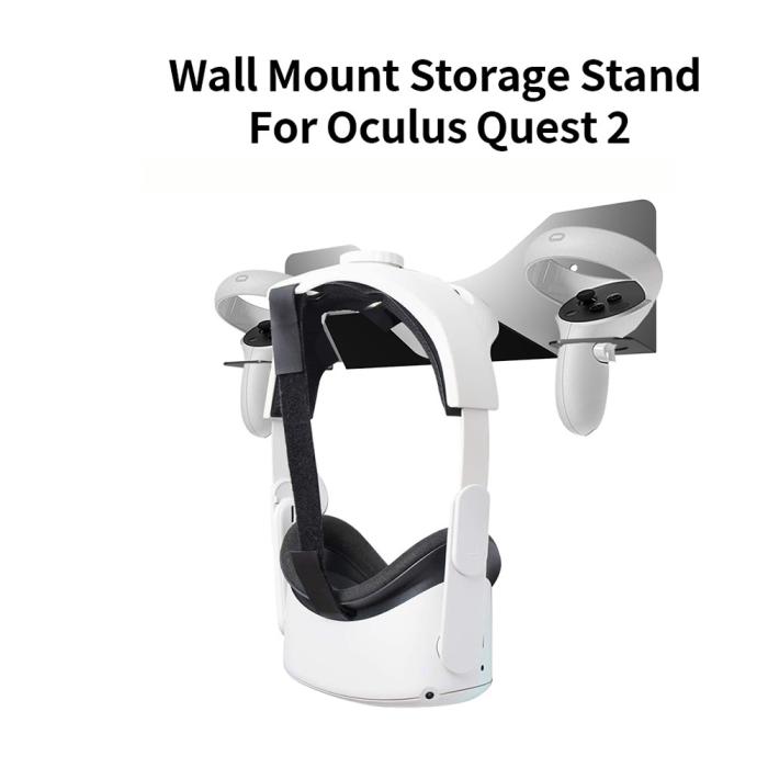 Bild 3, JYS Meta Quest 2 / PS VR2 Väggfäst För Headset & Kontroll Svart