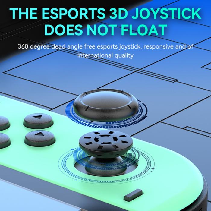 Bild 6, DOBE Nintendo Switch Joy-Con Kontroll RGB Röd / Blå