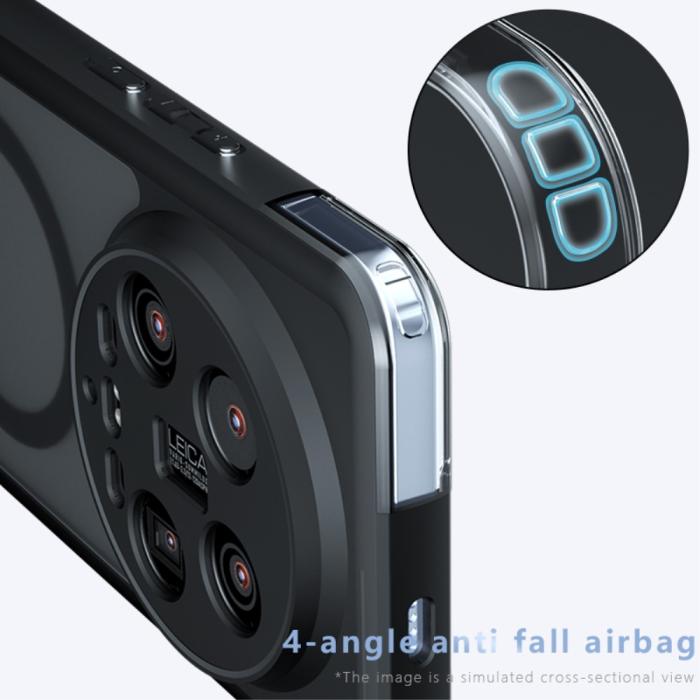 Bild 3, Xiaomi 14 Ultra Skal MagSafe Hybrid Matt Svart
