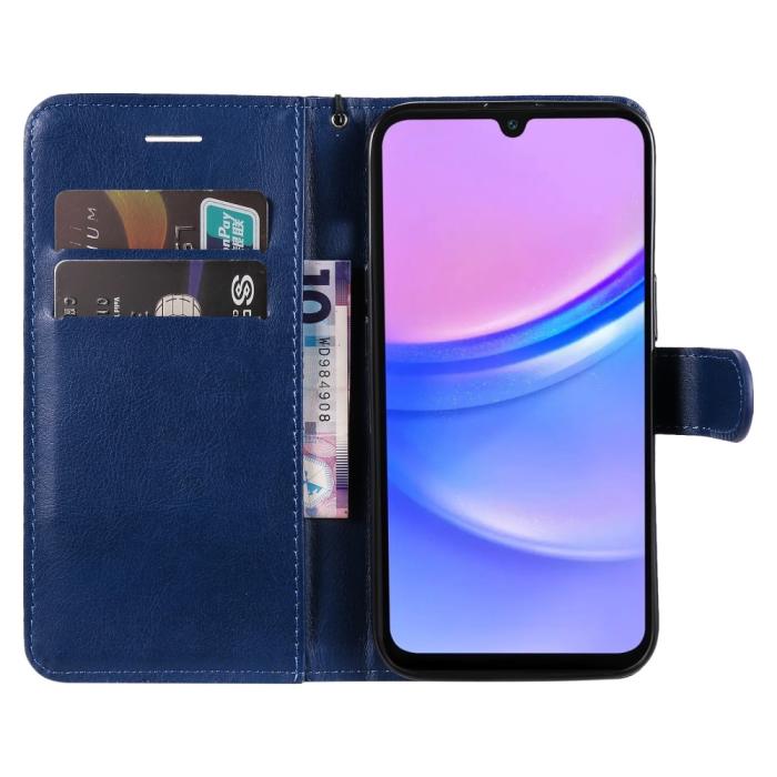 Bild 2, Samsung Galaxy A16 Fodral Läder Blå