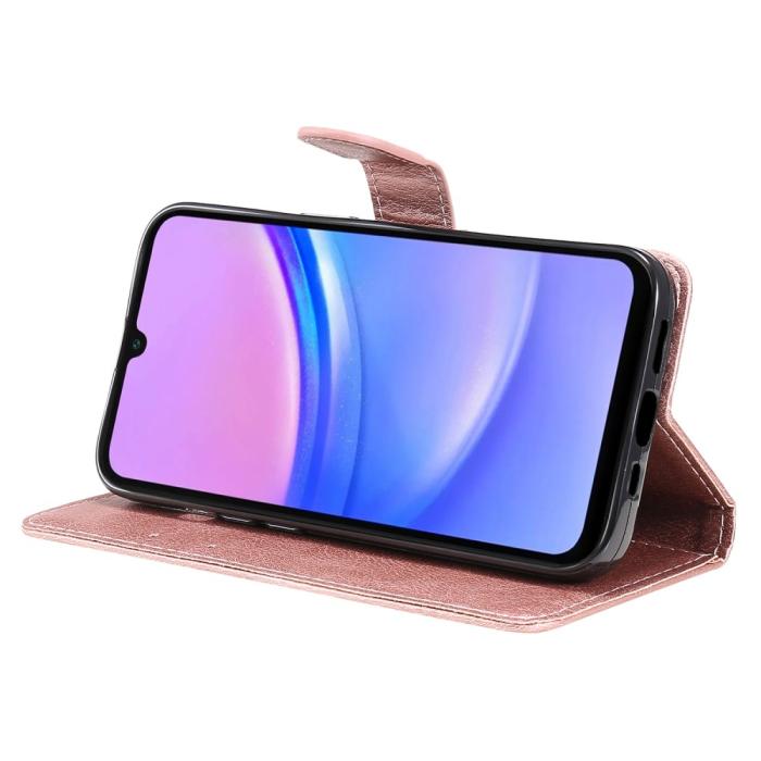 Bild 3, Samsung Galaxy A16 Fodral Läder Roséguld