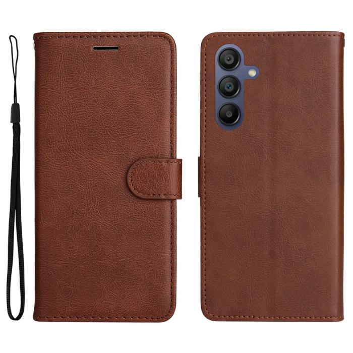 Bild 1, Samsung Galaxy A16 Fodral Läder Brun