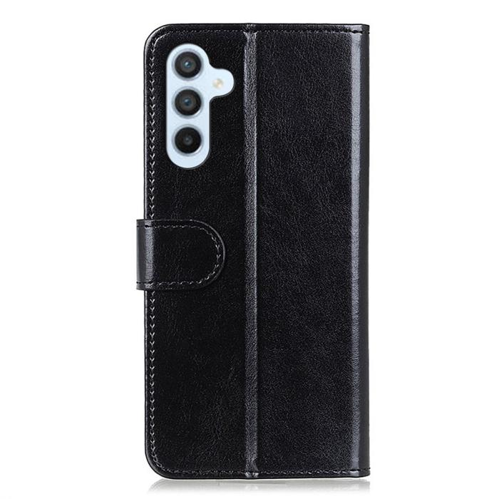 Bild 6, Samsung Galaxy A16 Fodral Crazy Horse Läder Svart
