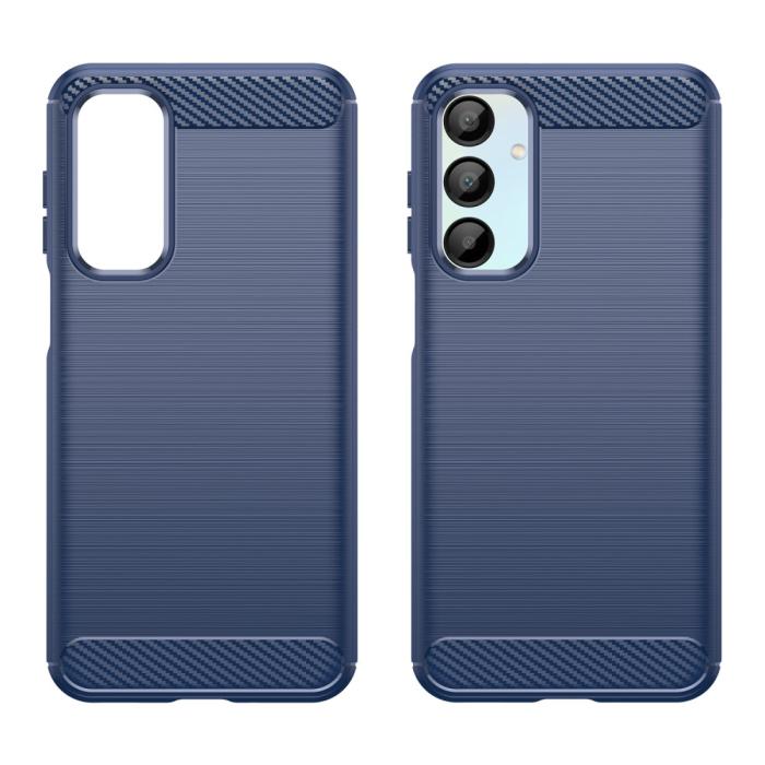 Bild 2, Samsung Galaxy A16 Skal Borstad Stål Blå