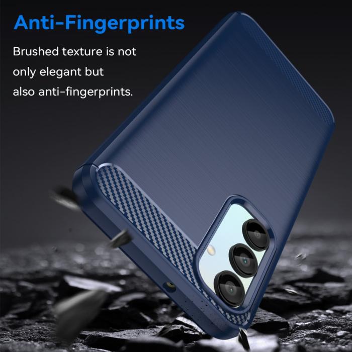 Bild 4, Samsung Galaxy A16 Skal Borstad Stål Blå