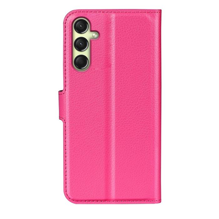 Bild 6, Samsung Galaxy A16 Fodral Litchi Läder Rosa
