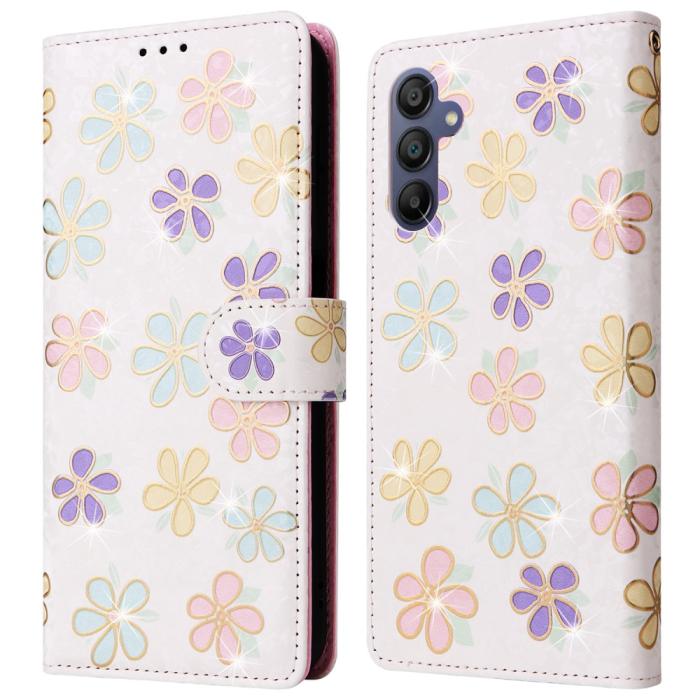 Bild 1, Samsung Galaxy A16 Fodral RFID Färgglada Blommor