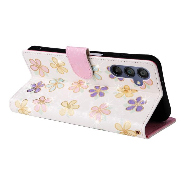 Bild 4, Samsung Galaxy A16 Fodral RFID Färgglada Blommor