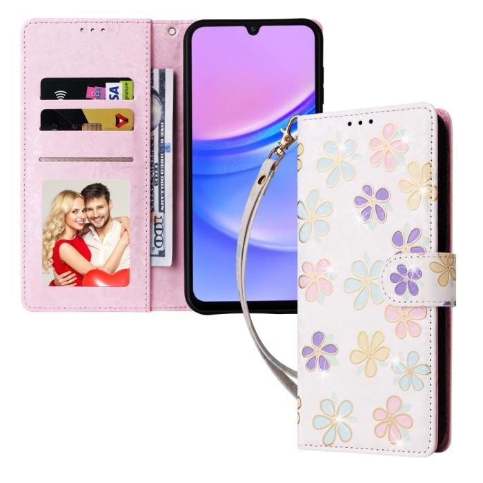 Bild 5, Samsung Galaxy A16 Fodral RFID Färgglada Blommor
