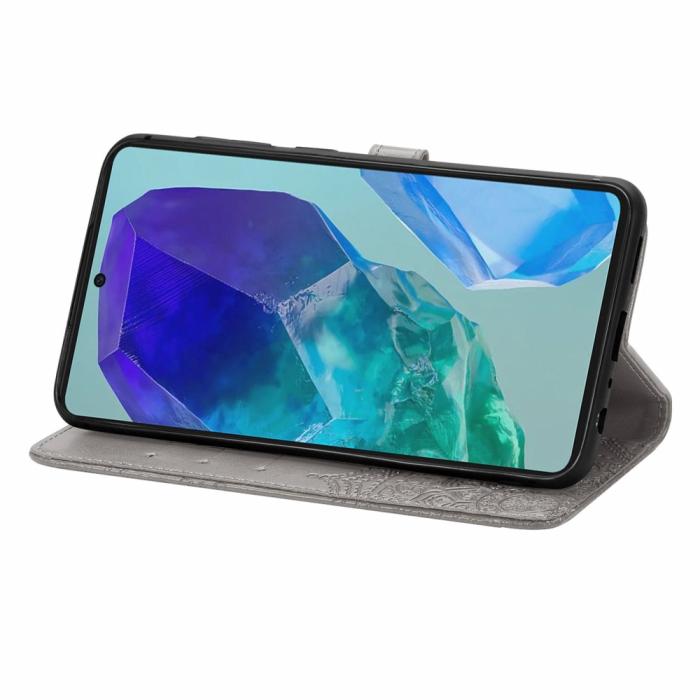 Bild 3, Samsung Galaxy A16 Fodral Med Mandala Tryck Grå