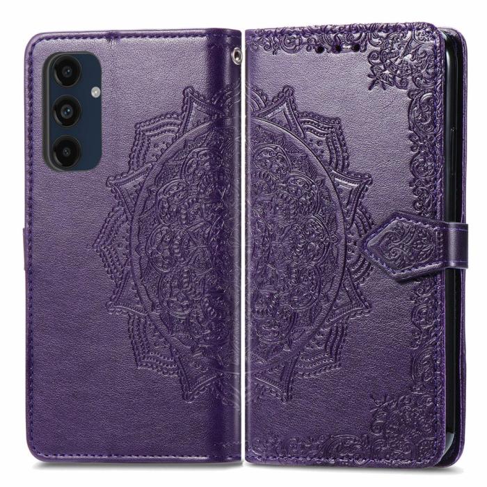 Bild 1, Samsung Galaxy A16 Fodral Med Mandala Tryck Lila