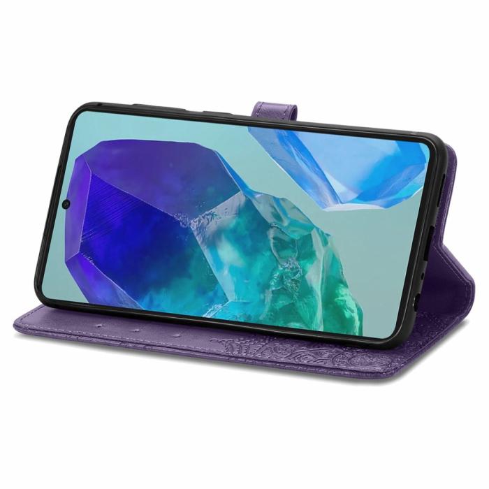 Bild 3, Samsung Galaxy A16 Fodral Med Mandala Tryck Lila