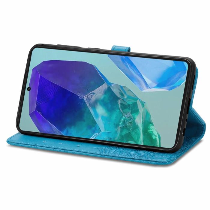 Bild 3, Samsung Galaxy A16 Fodral Med Mandala Tryck Blå