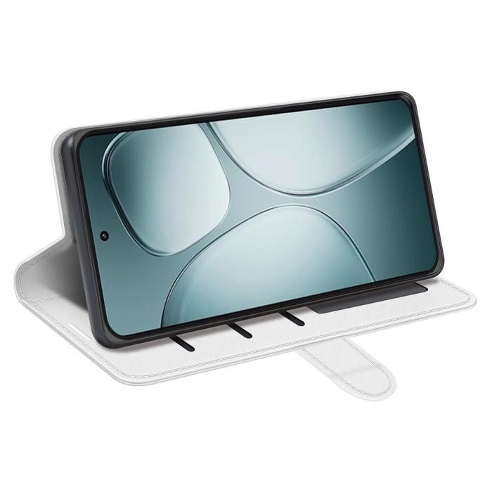 Bild 3, Xiaomi 14T Fodral Crazy Horse Läder Vit
