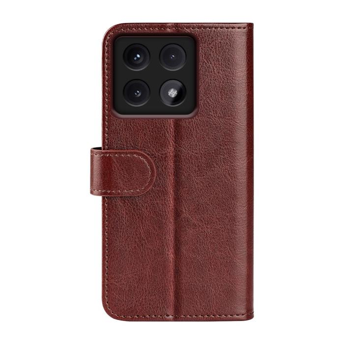 Bild 6, Xiaomi 14T Fodral Crazy Horse Läder Brun