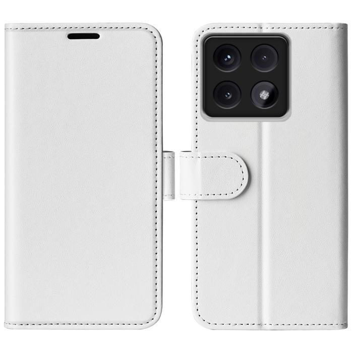 Bild 1, Xiaomi 14T Pro Fodral Crazy Horse Läder Vit