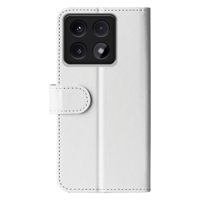 Bild 6, Xiaomi 14T Pro Fodral Crazy Horse Läder Vit
