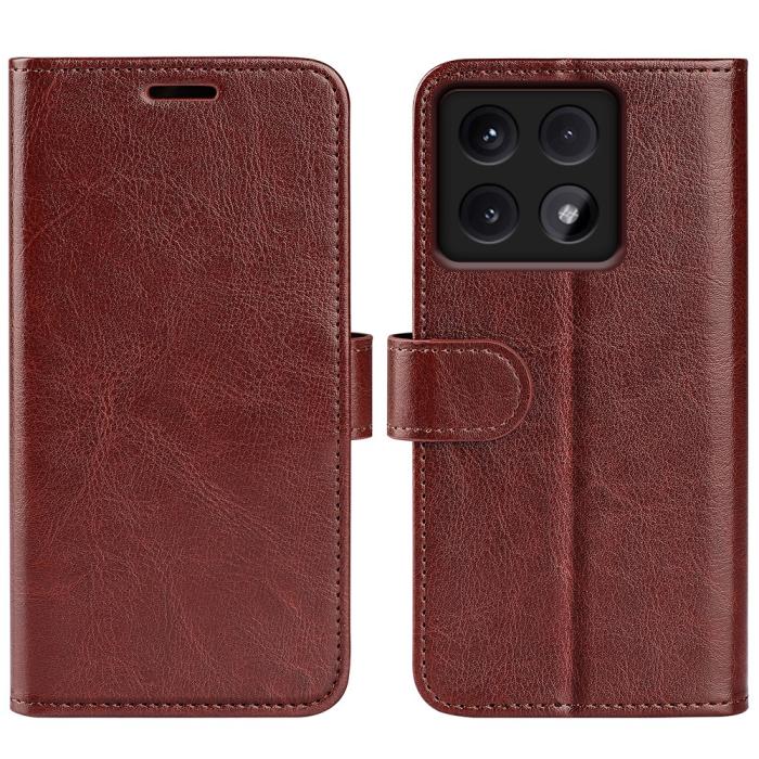Bild 1, Xiaomi 14T Pro Fodral Crazy Horse Läder Brun