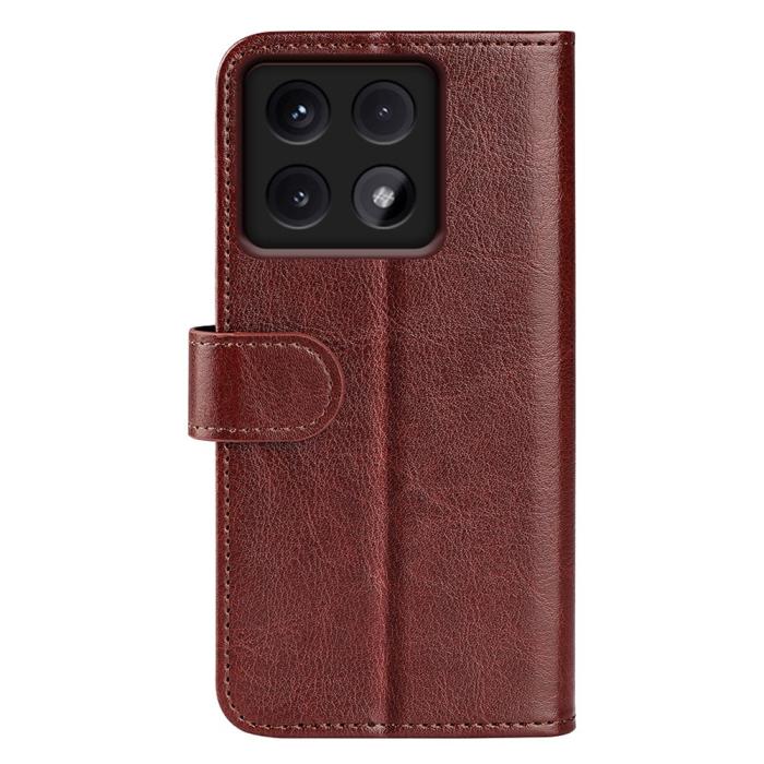 Bild 6, Xiaomi 14T Pro Fodral Crazy Horse Läder Brun
