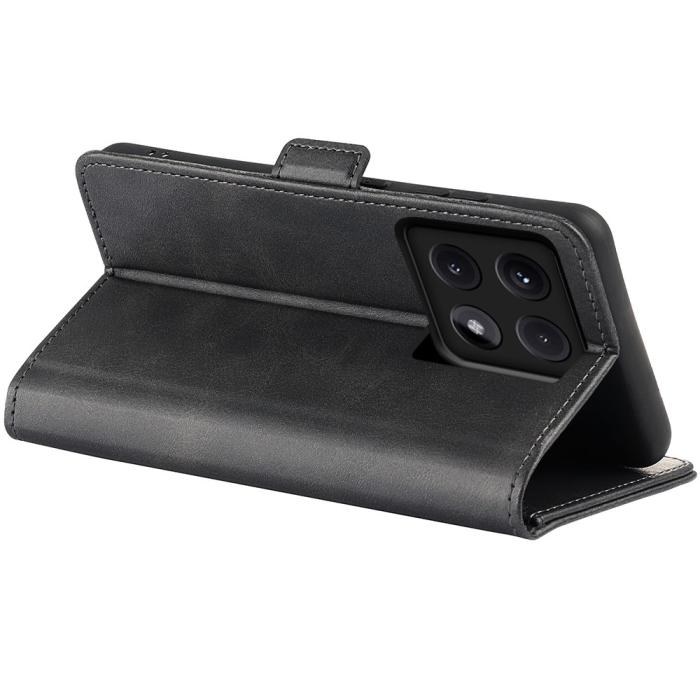 Bild 4, Xiaomi 14T Pro Plånboksfodral Läder Svart