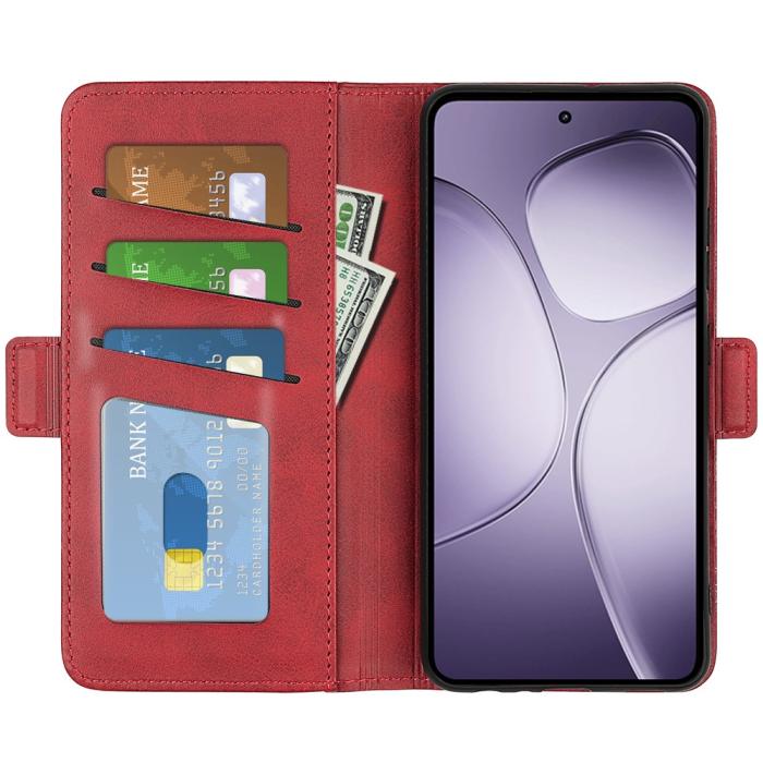 Bild 2, Xiaomi 14T Pro Plånboksfodral Läder Röd
