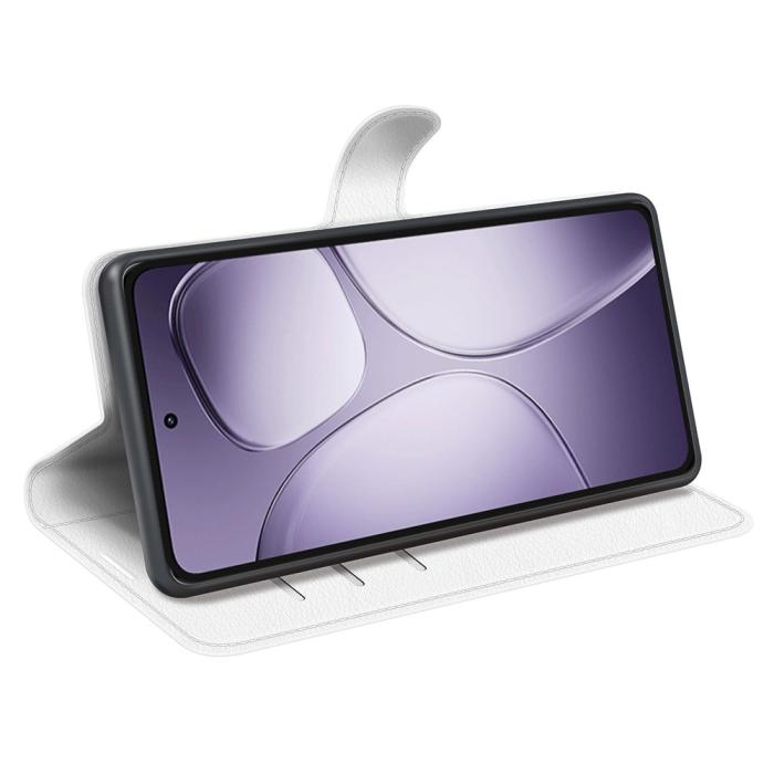 Bild 3, Xiaomi 14T Pro Fodral Litchi Läder Vit