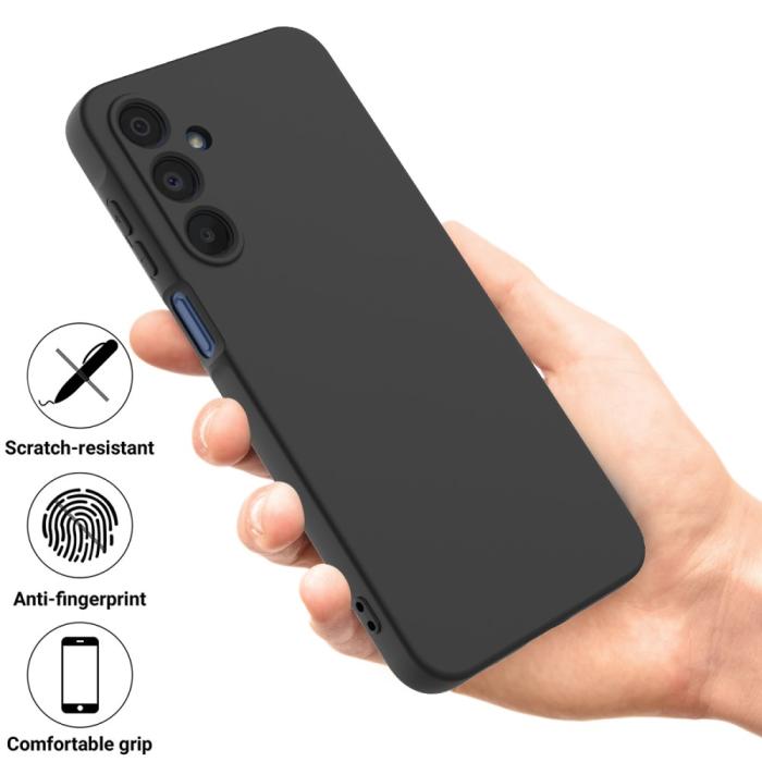 Bild 2, Samsung Galaxy A16 Skal Liquid Silikon Svart