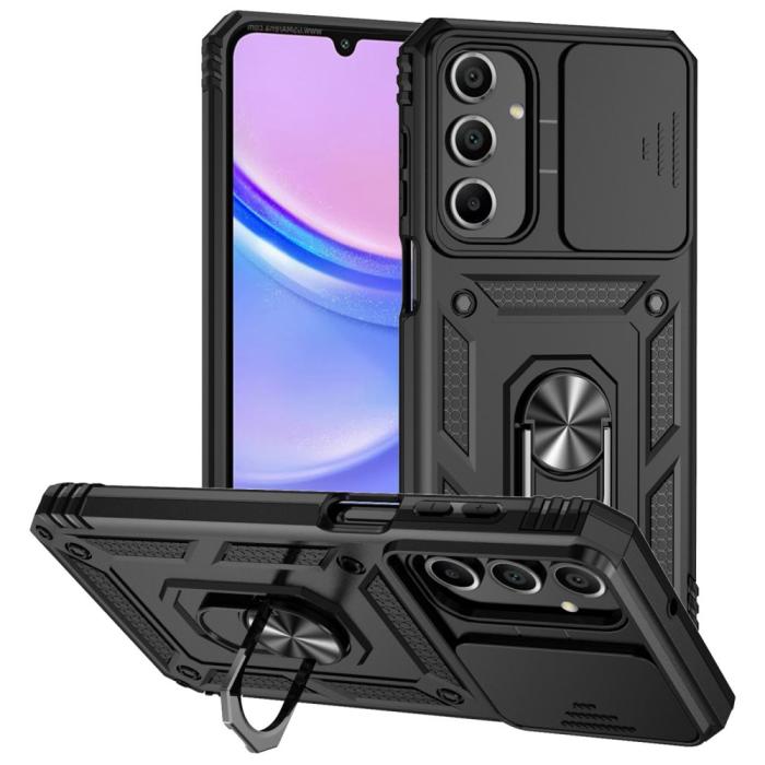 Bild 1, Samsung Galaxy A16 Skal CamShield Ring Hybrid Svart