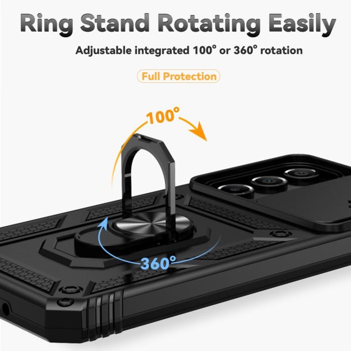 Bild 4, Samsung Galaxy A16 Skal CamShield Ring Hybrid Svart