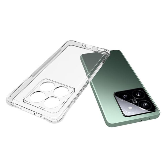Bild 3, Xiaomi 14T Pro Skal TPU Shockproof Transparent