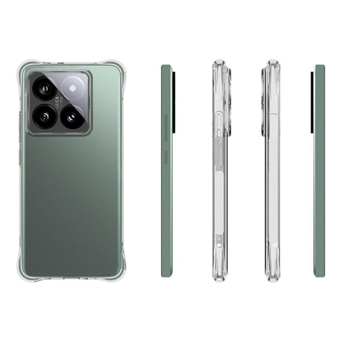 Bild 5, Xiaomi 14T Pro Skal TPU Shockproof Transparent