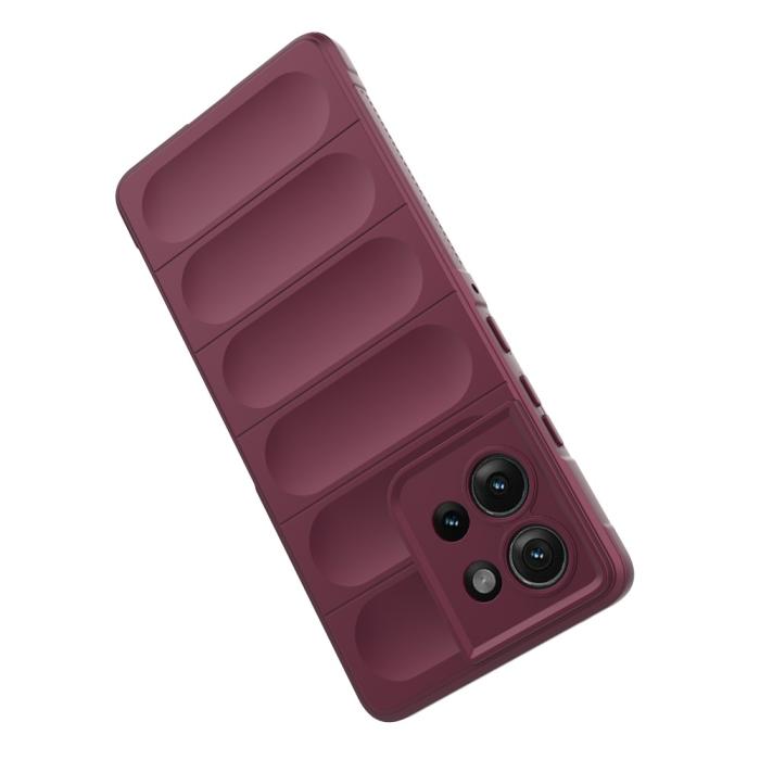 Bild 4, Motorola Edge 50 Skal Magic Shield Vinröd