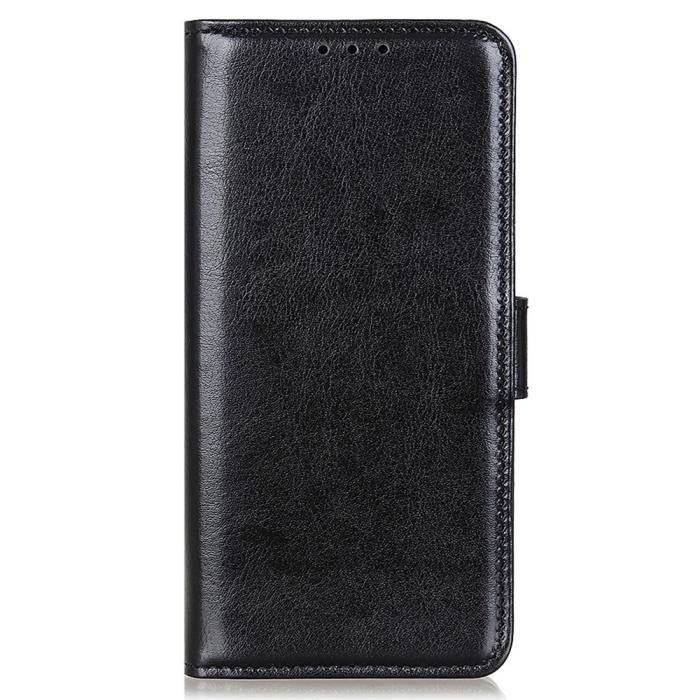 Bild 5, Xiaomi Redmi 14C Plånboksfodral Crazy Horse Läder Svart
