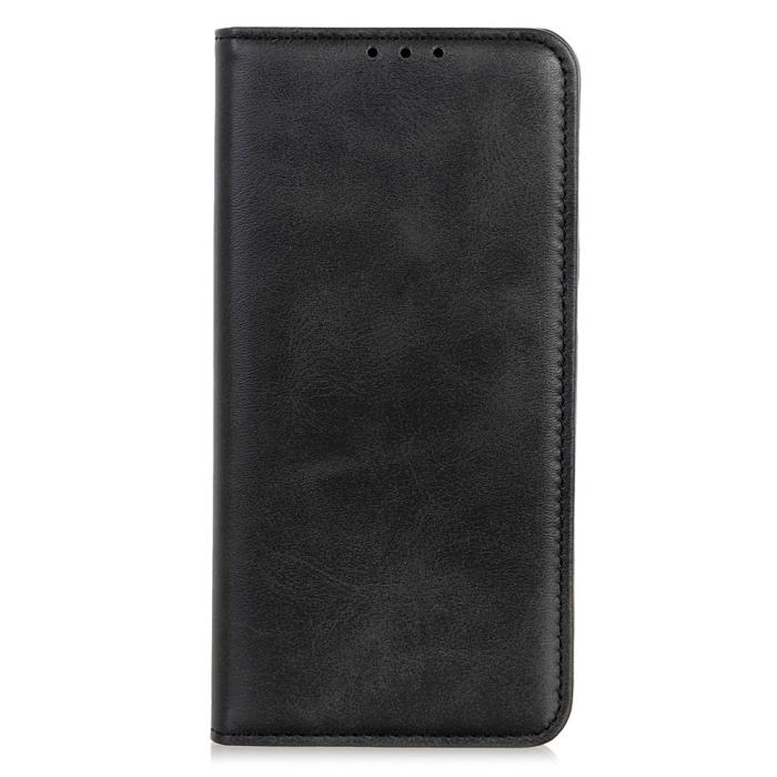 Bild 6, Motorola Edge 50 Fodral Flip Split Läder Svart