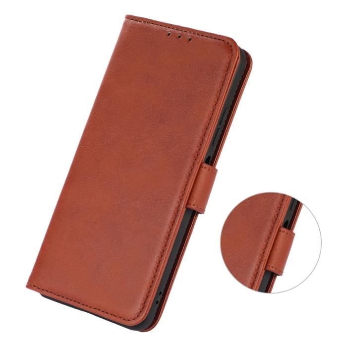 Bild 5, Motorola Edge 50 Fodral Läder Brun