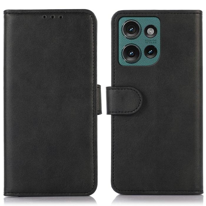 Bild 1, Motorola Edge 50 Fodral Läder Svart